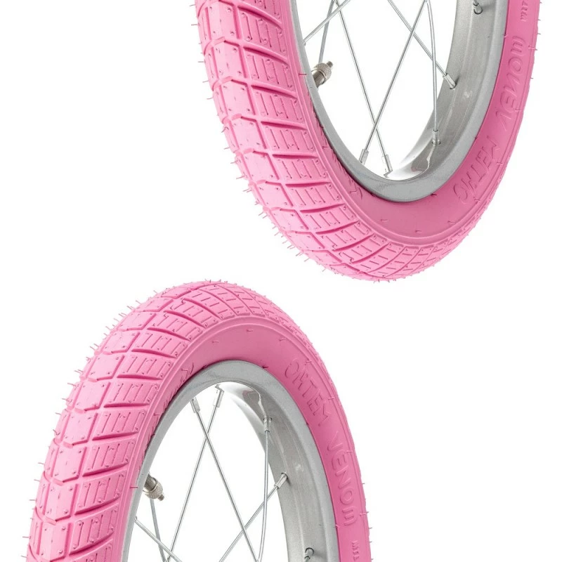 Caoutchouc 2x Pneu Rose 14 X 2.00" (50-254) Lisse ORTEM VENOM Vélo Enfant Junior Mixte Route Chemin 3 Caoutchouc 2x Pneu Rose 14 X 2.00" (50-254) Lisse ORTEM VENOM Vélo Enfant Junior Mixte Route Chemin
