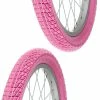 Caoutchouc 2x Pneu Rose 18 X 2.00" (50-355) Slick ORTEM Vélo Enfant Junior Mixte Route Chemin -Acier Cr-Mo Soldes 2x pneu rose 18 x 200 50 355 slick ortem velo enfant junior mixte route chemin