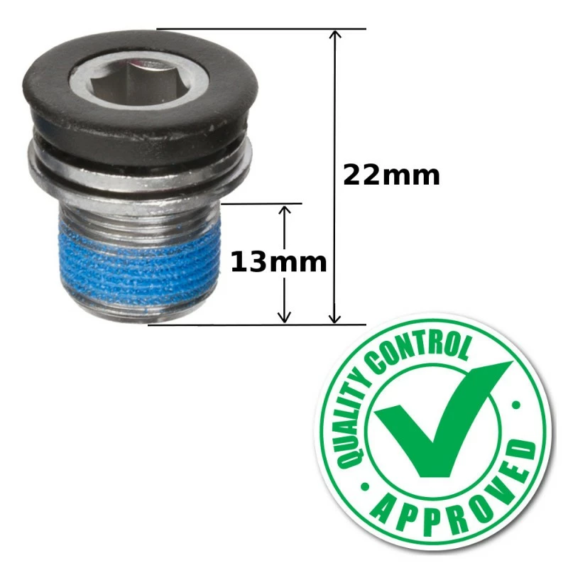 2x VIS DE SERRAGE MANIVELLE M15x100 BOITIER PEDALIER TYPE ISIS BOSCH VELO VTT VILLE ROUTE 4 2x VIS DE SERRAGE MANIVELLE M15x100 BOITIER PEDALIER TYPE ISIS BOSCH VELO VTT VILLE ROUTE – Image 2