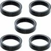 5x Entretoise Direction Potence Velo 1 1/8" 28.6mm Carbone Cale Ergonomique 10mm Guidon Vtt Route Ville