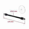 Acier Galvanisé AXE DE Roue Velo Universel 10x175 MM MOYEU Arriere Plein VTT Route BMX Fixie SINGLESPEED Vintage Ancien ECROU 10MM 175MM -Acier Cr-Mo Soldes axe de roue velo universel 10x175 mm moyeu arriere plein vtt route bmx fixie singlespeed vintage ancien ecrou 10mm 175mm
