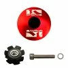 BOUCHON DE DIRECTION ALUMINIUM ROUGE TUBE 1 1/8" POTENCE CAPOT ETOILE OVERSIZED VELO CYCLE VTT VTC VILLE ROUTE -Acier Cr-Mo Soldes bouchon de direction aluminium rouge tube 1 18 potence capot etoile oversized velo cycle vtt vtc ville route