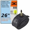 Elastomère CHAMBRE A AIR VELO 650x35B 650x35A 26" (32/40-584/590) VALVE PRESTA 40MM VILLE -Acier Cr-Mo Soldes chambre a air velo 650x35b 650x35a 26 3240 584590 valve presta 40mm ville