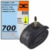 Elastomère CHAMBRE A AIR VELO 700x19C 23C (19/23-622) VALVE PRESTA 40MM ROAD -Acier Cr-Mo Soldes chambre a air velo 700x19c 23c 1923 622 valve presta 40mm road