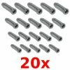 Aluminium Embouts De Câble Frein Et Dérailleur (kit De 20) 1 Aluminium Embouts De Câble Frein Et Dérailleur (kit De 20) -Acier Cr-Mo Soldes embouts de cable frein et derailleur kit de 20