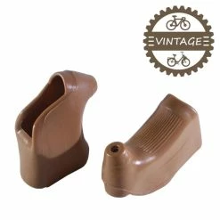 Aluminium KIT LEVIER DE FREIN ET REPOSE MAIN PAIRE COCOTTE VINTAGE VELO COURSE 22.2MM ALU -Acier Cr-Mo Soldes kit levier de frein et repose main paire cocotte vintage velo course 222mm alu 6