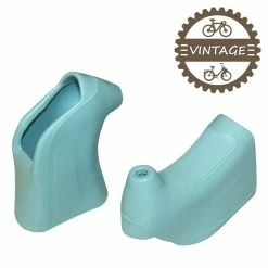 Aluminium KIT LEVIER DE FREIN ET REPOSE MAIN PAIRE COCOTTE VINTAGE VELO COURSE 22.2MM ALU -Acier Cr-Mo Soldes kit levier de frein et repose main paire cocotte vintage velo course 222mm alu 9