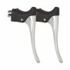 Aluminium Et Plastique (rigide) Leviers De Frein Course Noir 120 Mm -Acier Cr-Mo Soldes leviers de frein course noir 120 mm