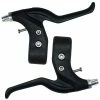 Leviers De Frein VTT VTC Trois Doigts 90 Mm Plastique -Acier Cr-Mo Soldes leviers de frein vtt vtc trois doigts 90 mm plastique