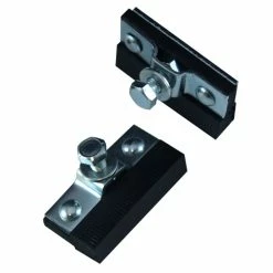 Acier Galvanisé Patins De Freins à Tringles 40mm NOIR (paire)