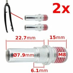 Acier Galvanisé Pivot M8 Pour étrier De Frein CANTILEVER