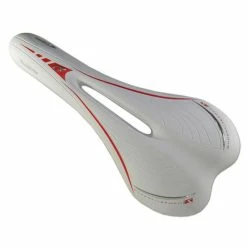 Plastique Selle GES SUPERLITE BLANC -Acier Cr-Mo Soldes selle ges superlite blanc 2