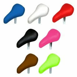 Plastique PP + Acier + Mousse Haute Densité ; Selle Vélo Bmx Enfant Bleu Confort Avec Tige 22mm Draisienne Universelle Femme -Acier Cr-Mo Soldes selle velo bmx enfant bleu confort avec tige 22mm draisienne universelle femme 1