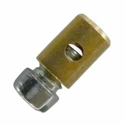 Laiton SERRE CABLE 4MM 9MM UNIVERSEL ACCELERATEUR GAZ CYCLO MOBYLETTE VELO BICYCLETTE MOTO TONDEUSE