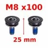 Acier Inoxydable Vis De Serrage Manivelle M8x100 SHIMANO 2 Acier Inoxydable Vis De Serrage Manivelle M8x100 SHIMANO -Acier Cr-Mo Soldes vis de serrage manivelle shimano m8x100